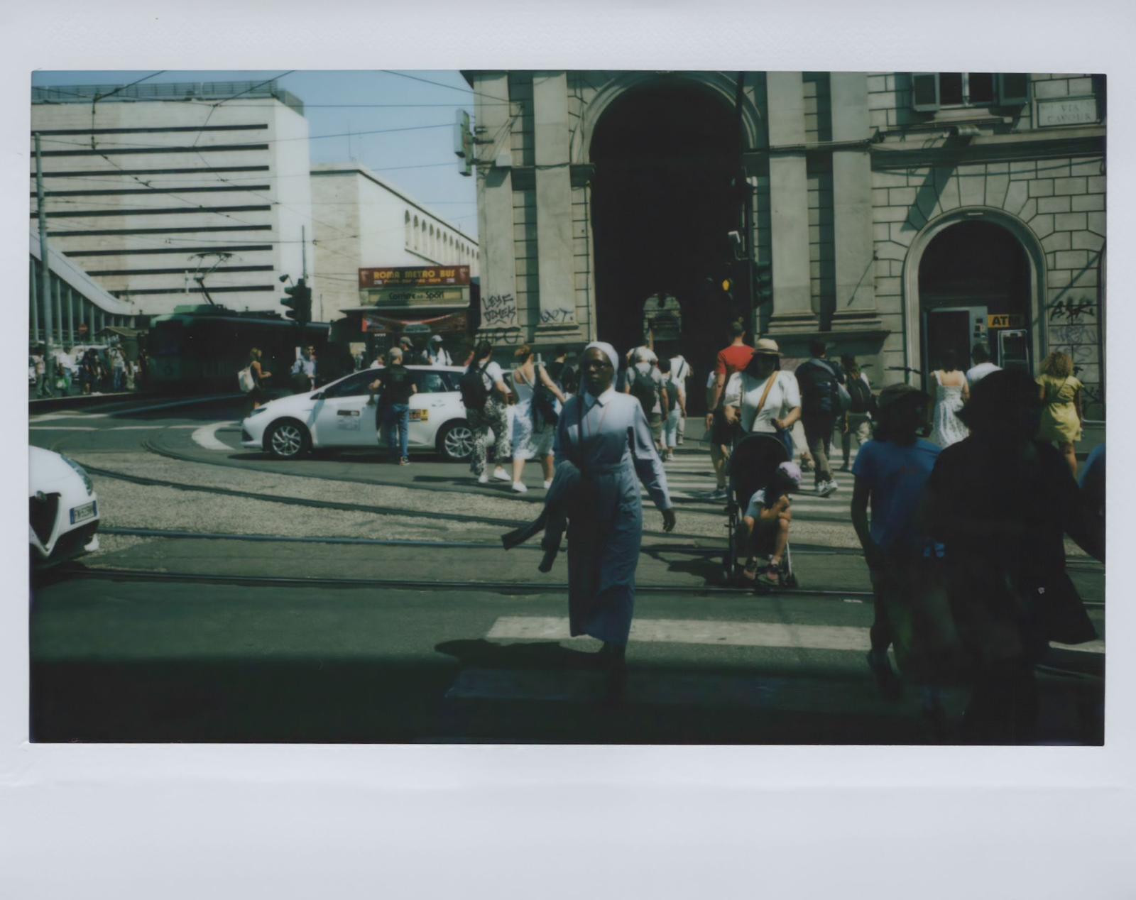 Portrait looking down, leather jacket