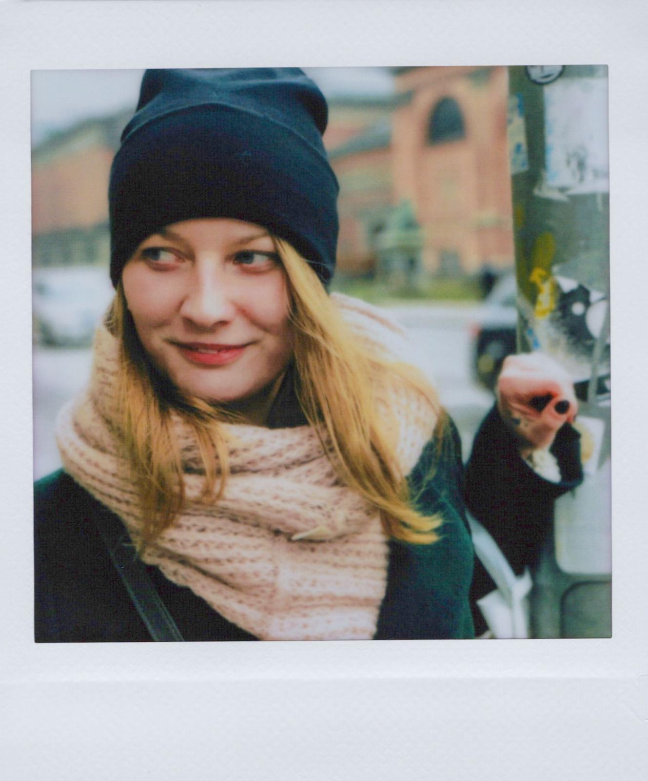 Double exposure, two faces merged